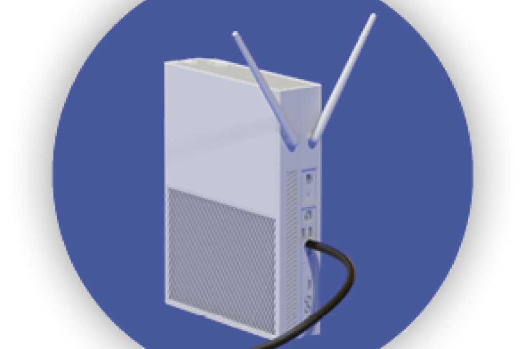 Modem und Router
