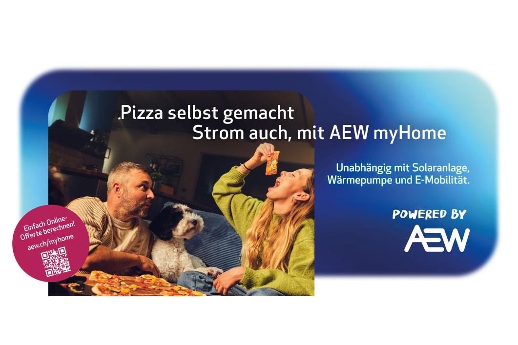 Solarstrom für die Pizza - powered by AEW