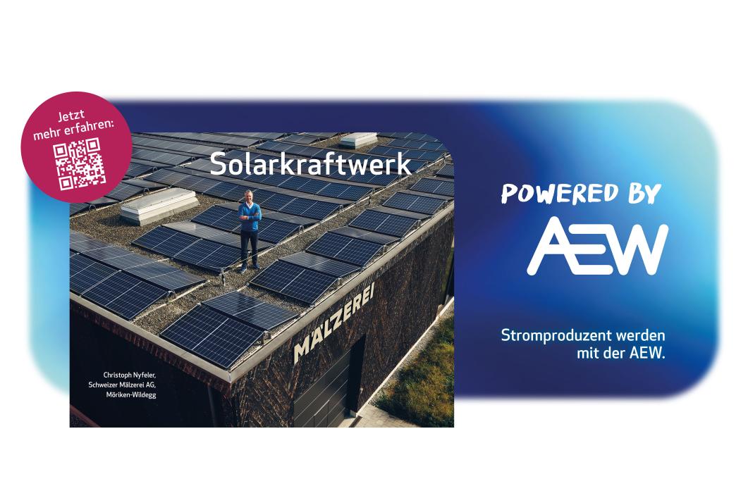 Solarkraftwerk - powered by AEW